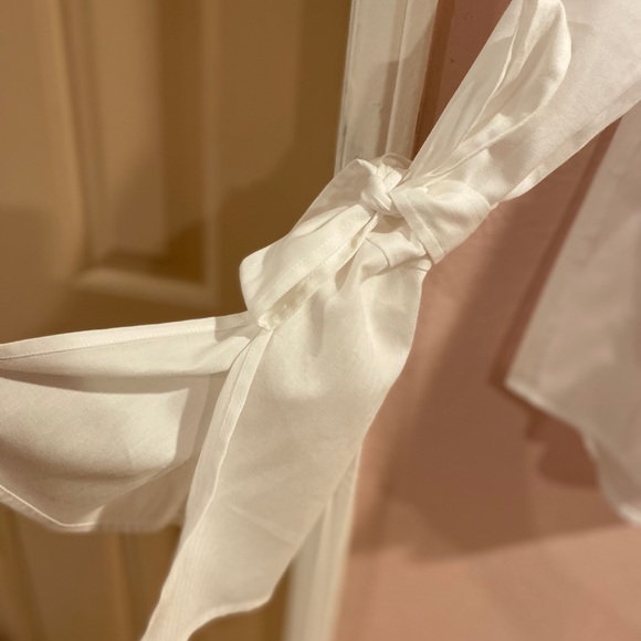 BCBGMaxazria Bell Sleeve Button Up - Picture 4 of 6